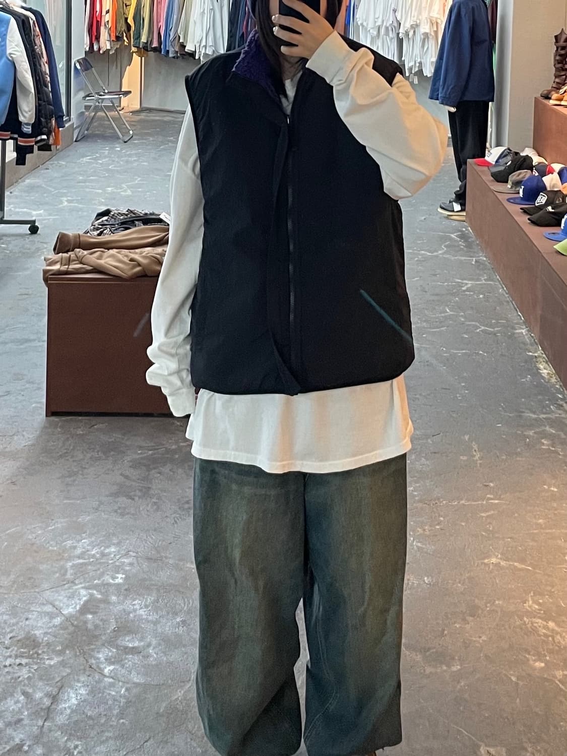 스투시 쉐르파 리버시블 플리스 베스트 H1297 상품이미지2