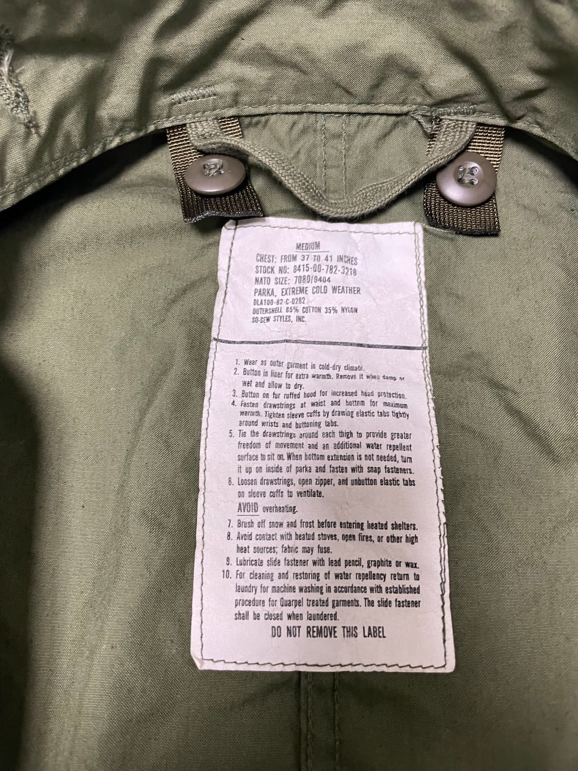 m65 og 피쉬테일 소슈 단품 외피 미디움 상품이미지4