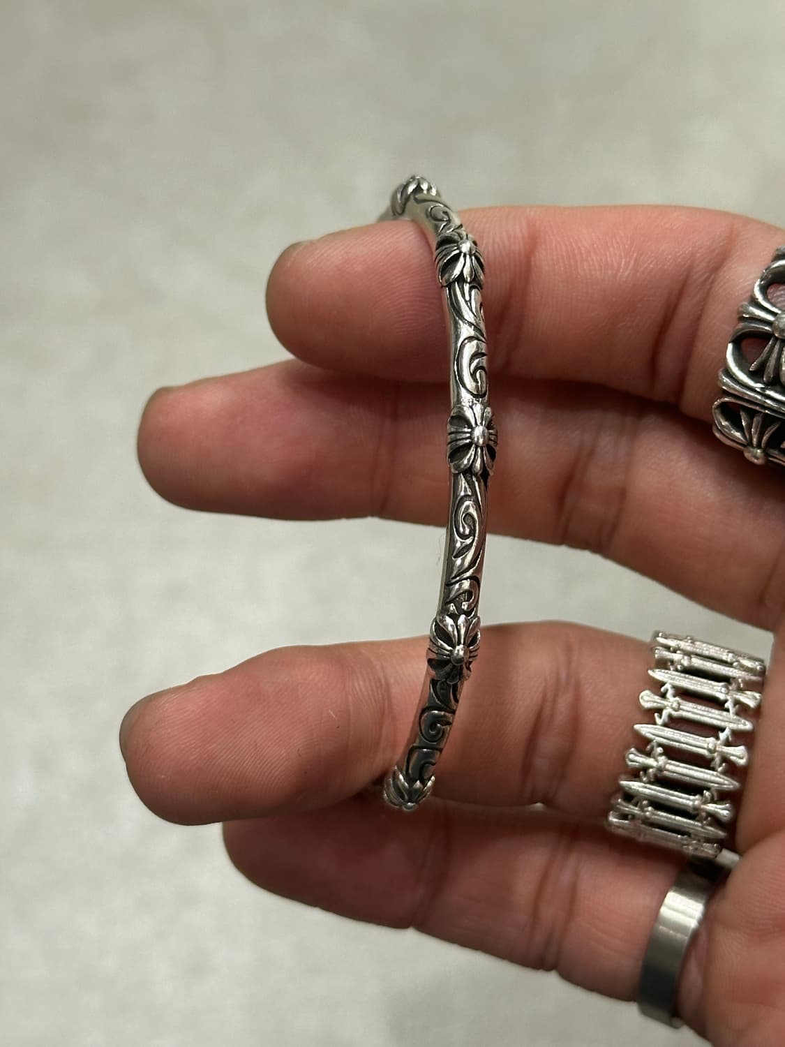 Sil cross bangle - 십자 뱅글 상품이미지1