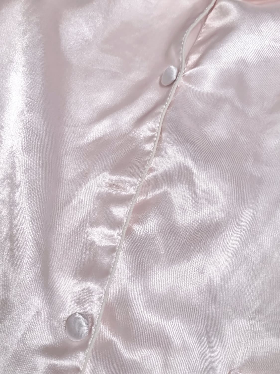 빅토리아 시크릿 핑크 새틴 잠옷 파자마 L 상품이미지4