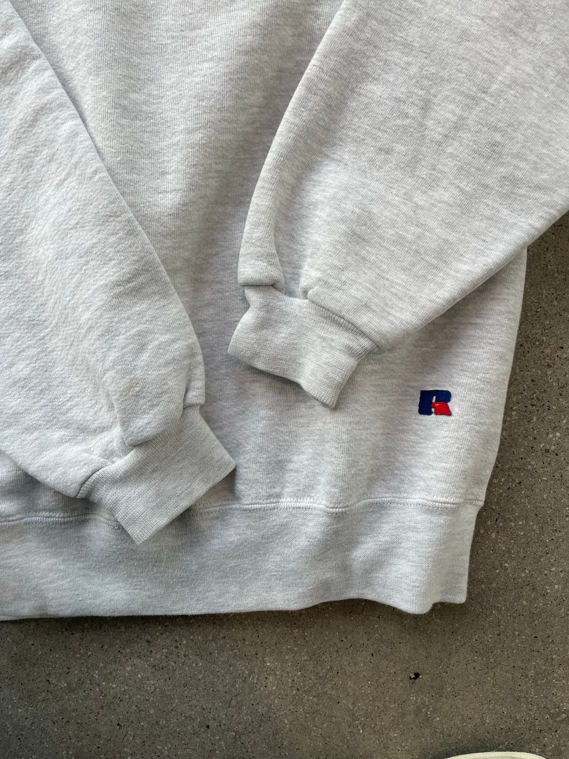 빈티지  러셀 애슬레틱 하이코튼 터틀넥 스웻셔츠 그레이 made in u 상품이미지4