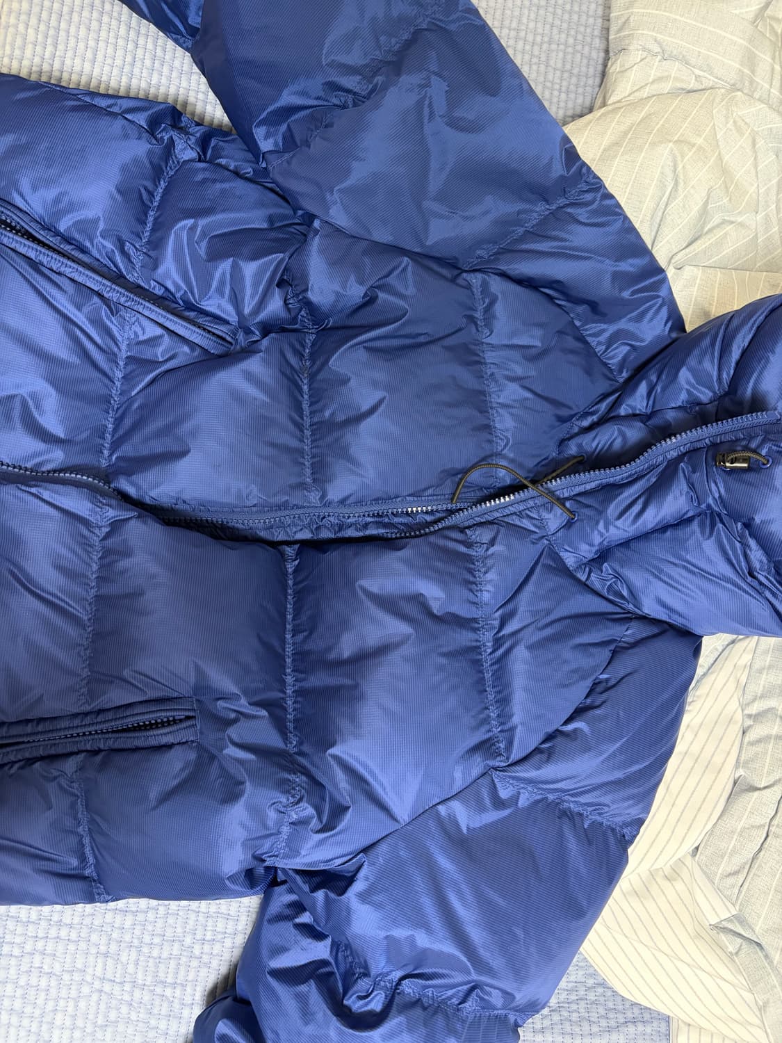 아르켓 스포티 다운 재킷 블루 S사이즈 상품이미지3