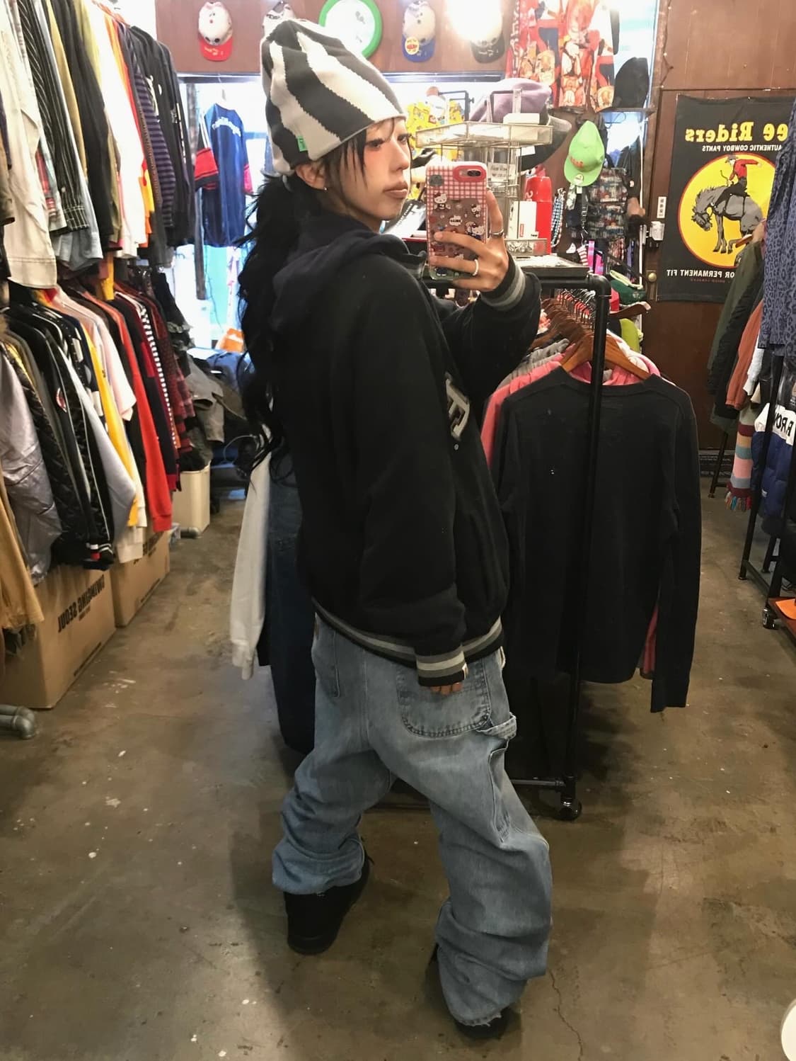 Bape Embroidery Logo Two-way Varsity Jk 상품이미지4