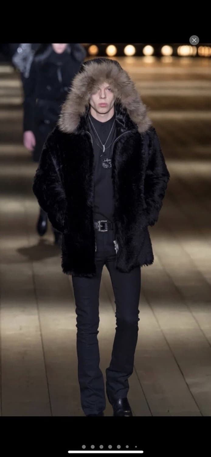 생로랑 18FW 폭스 퍼 자켓 상품이미지3