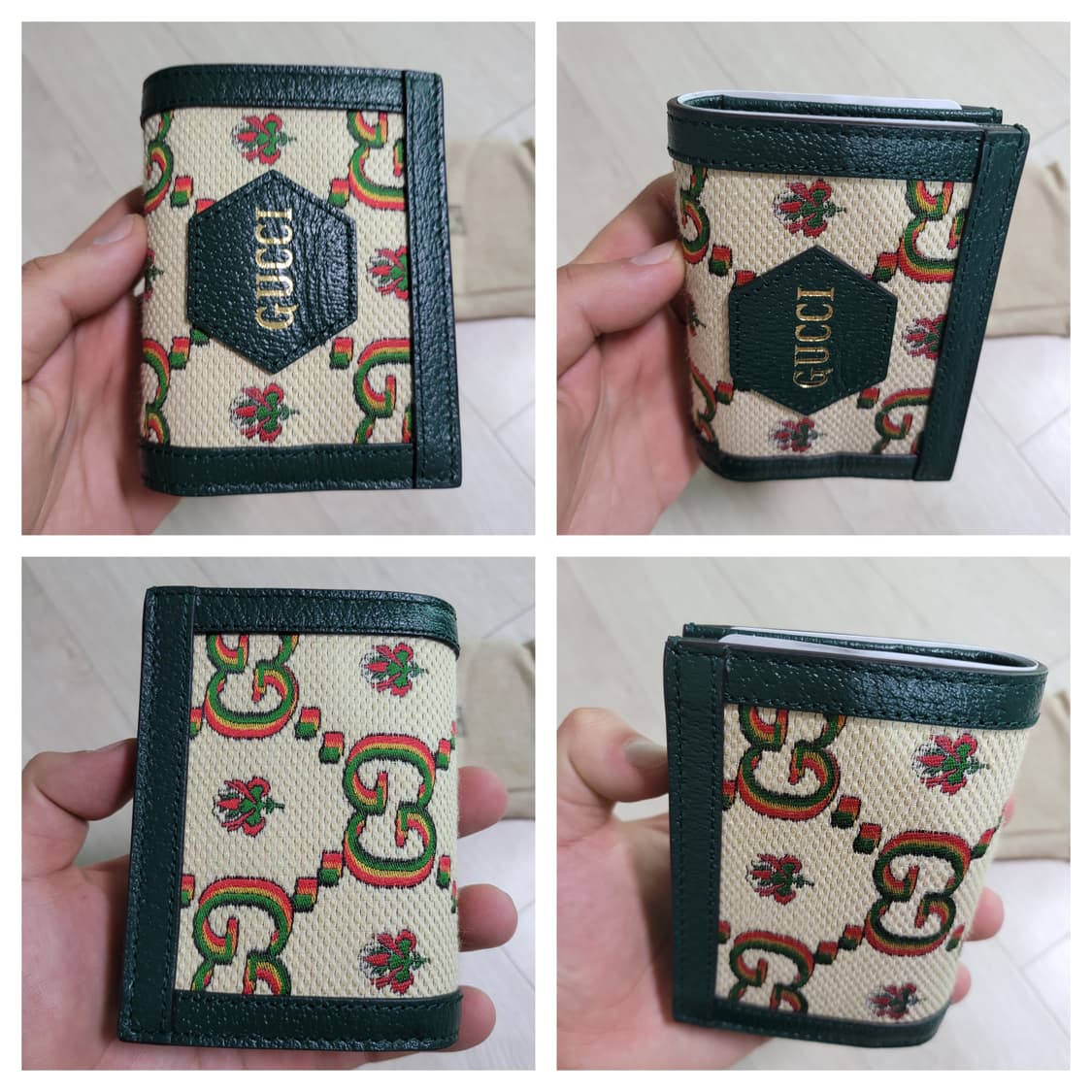 정품 구찌 캔버스 카드동전 반지갑 상품이미지2