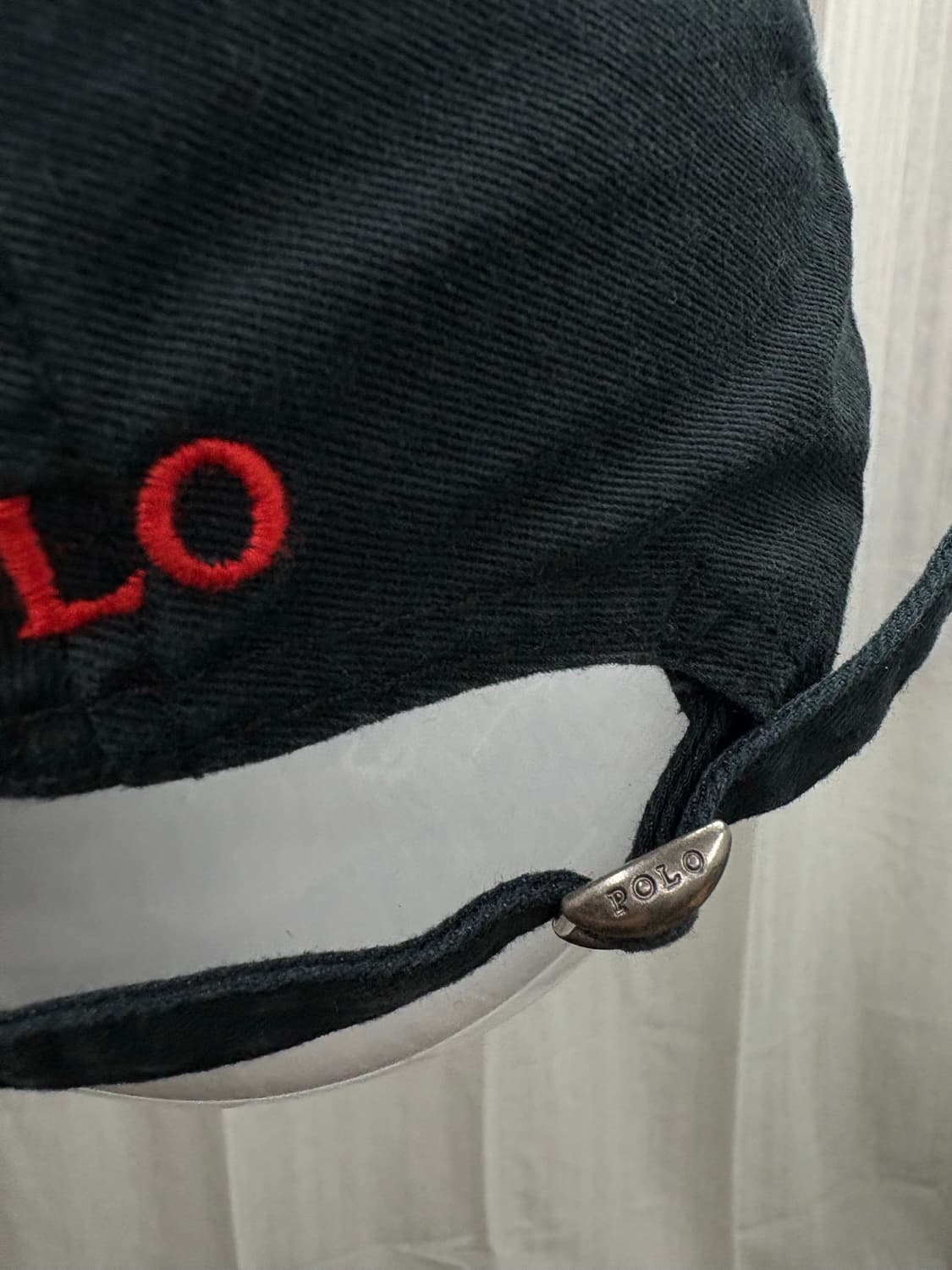 폴로 랄프로렌 블랙 볼캡 모자 상품이미지3
