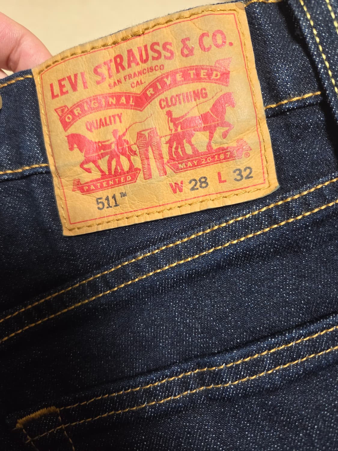 리바이스 511 인디고 데님팬츠  상품이미지4