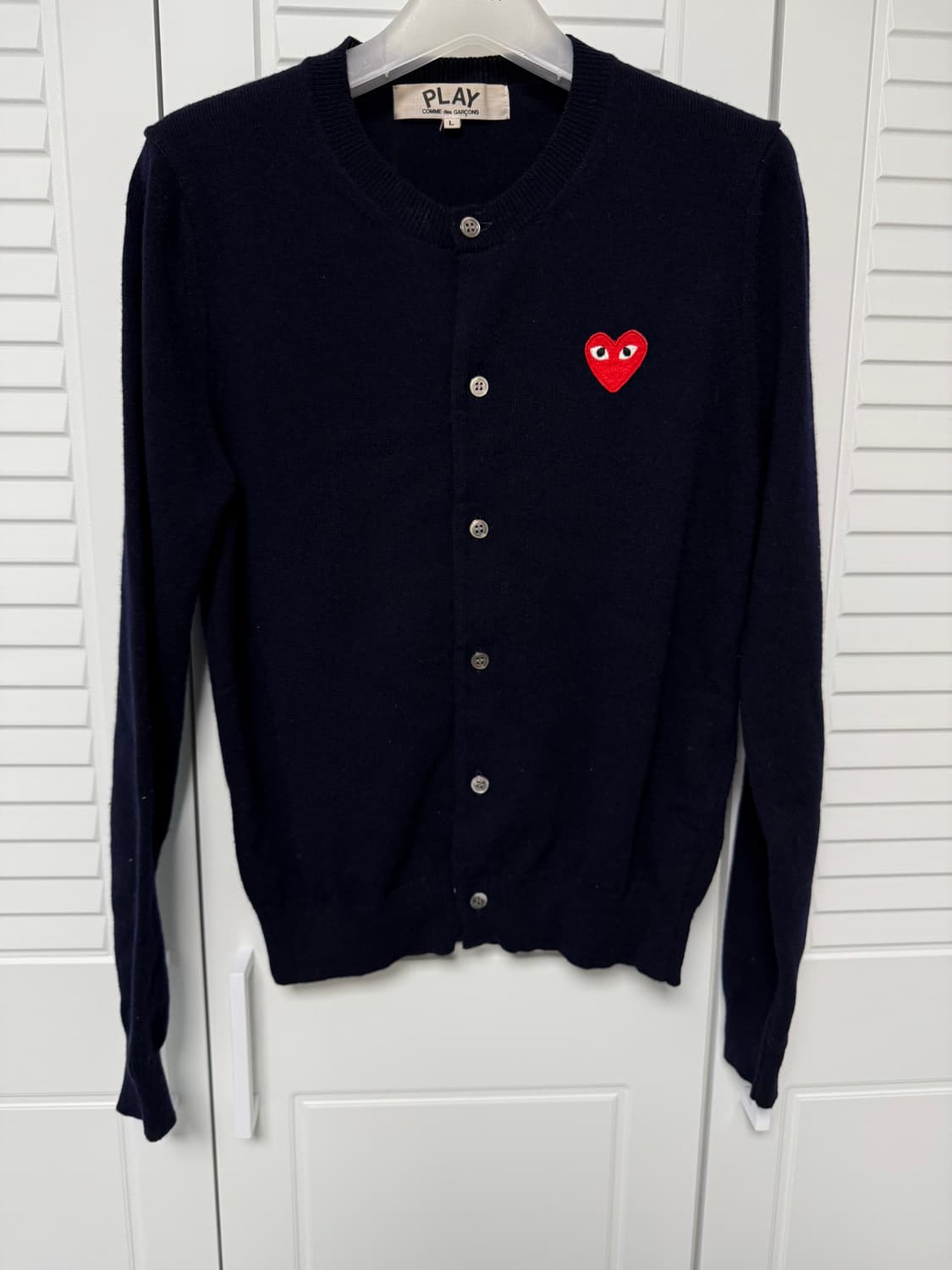 꼼데가르송 하트 와펜 가디건 상품이미지1