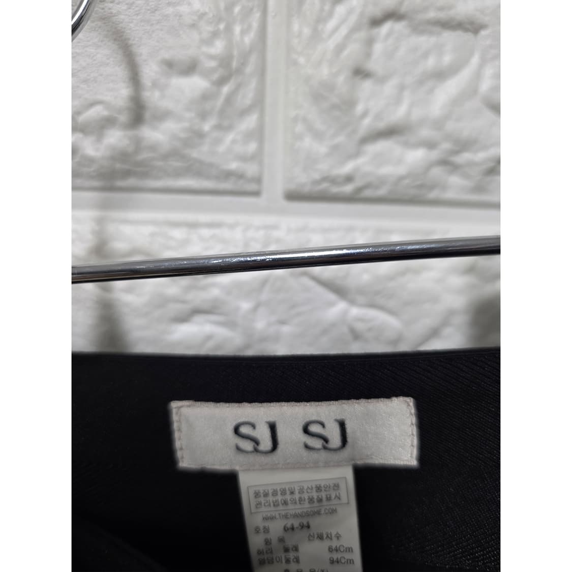 한섬 SJ SJ 블랙 슬랙스 28인치 상품이미지4