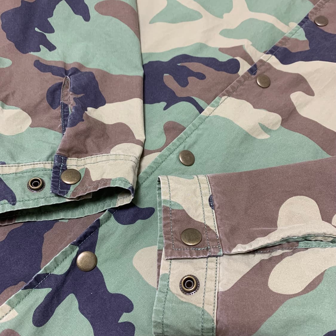 스투시 카모 코치 셔츠 L 상품이미지6