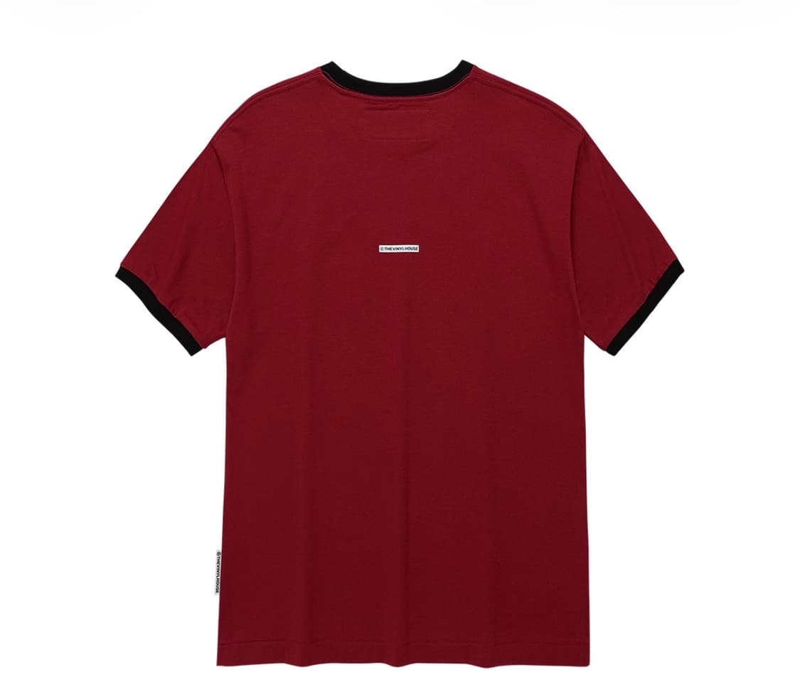 더바이닐하우스 레드 링거 티  상품이미지2