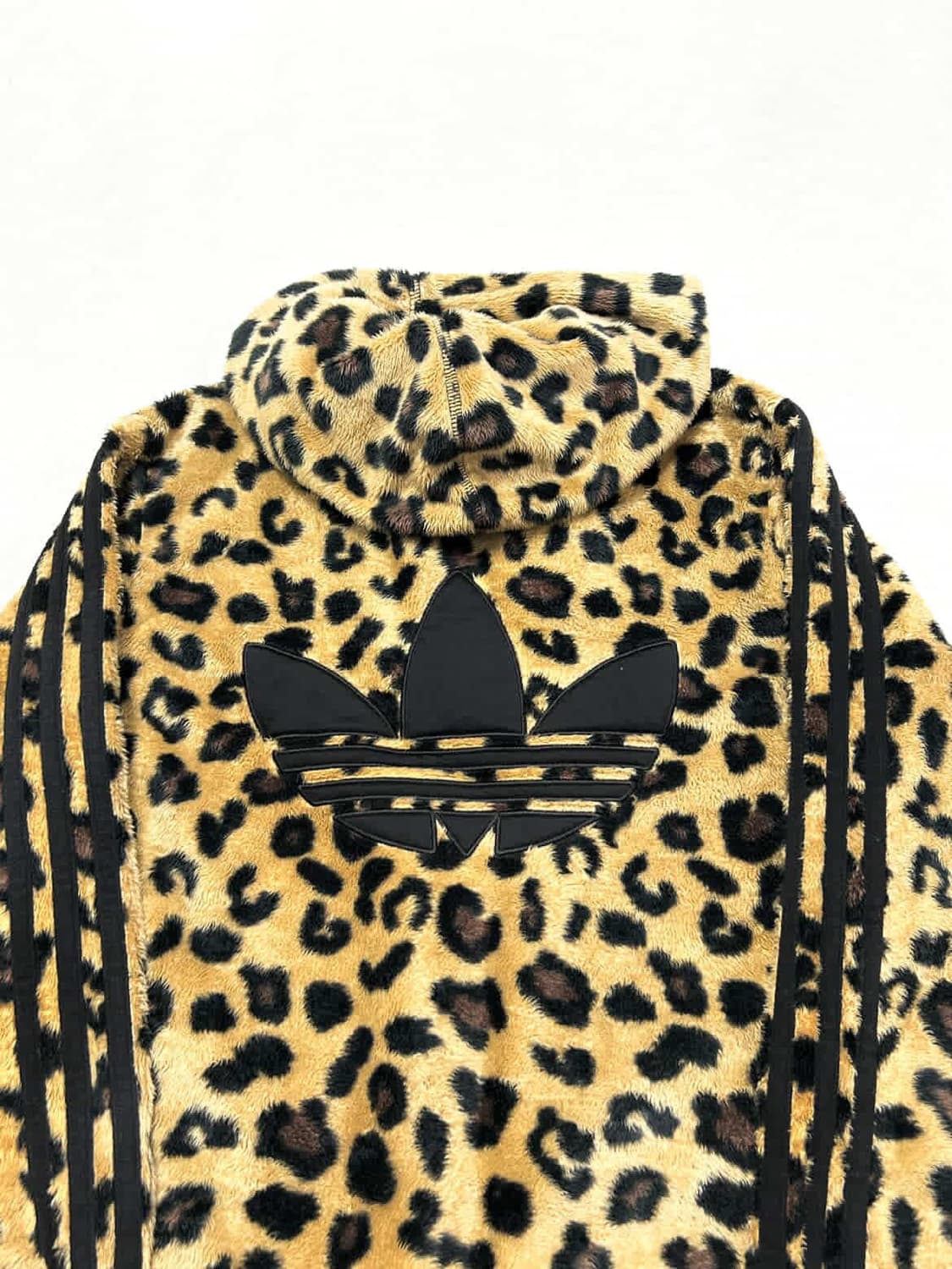 아디다스 빅로고 레오파드 플리스 후드집업 상품이미지8