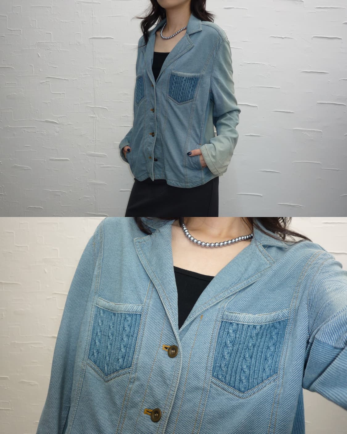 light jean jacket 상품이미지1