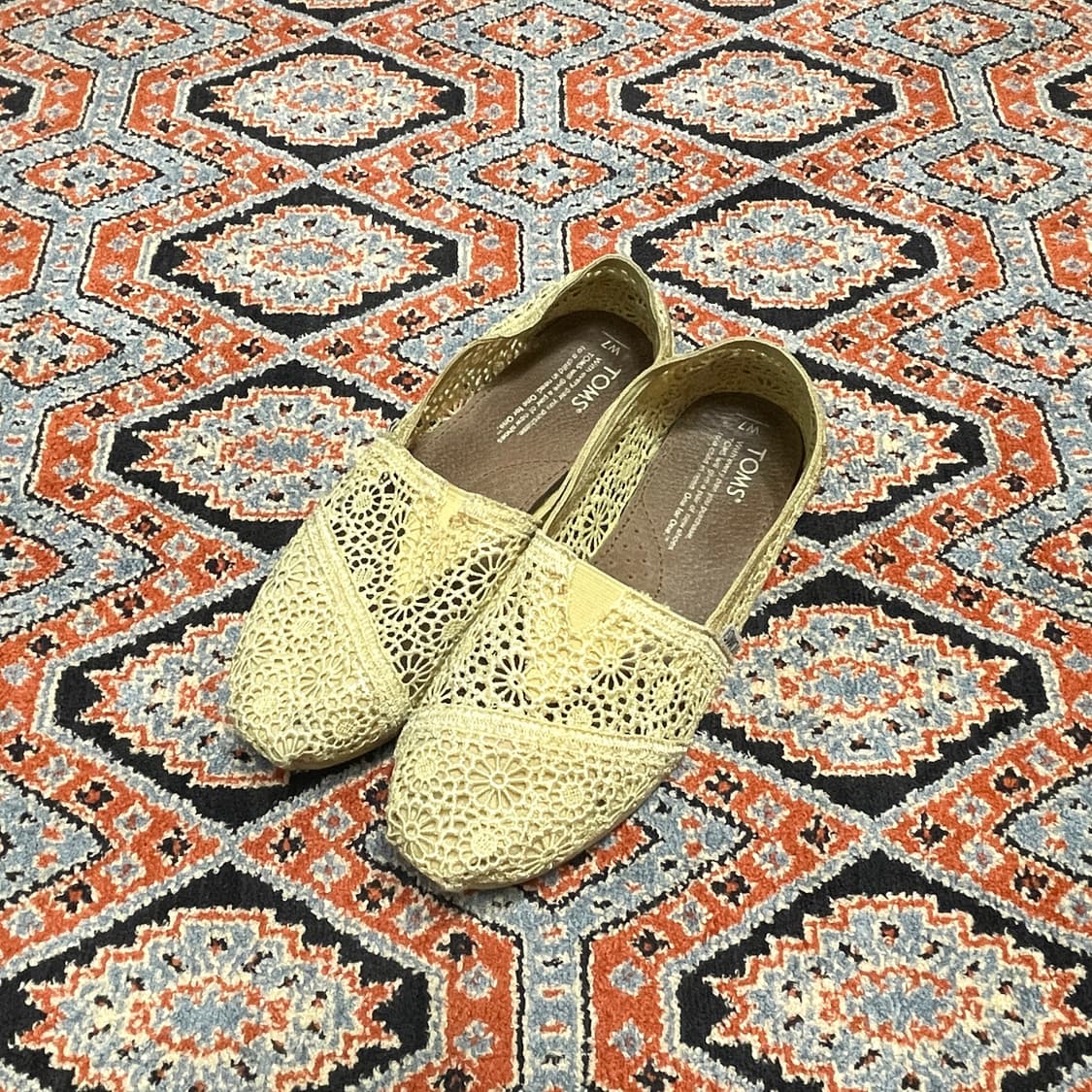 탐스 옐로우 레이스 슈즈 여성7 상품이미지1