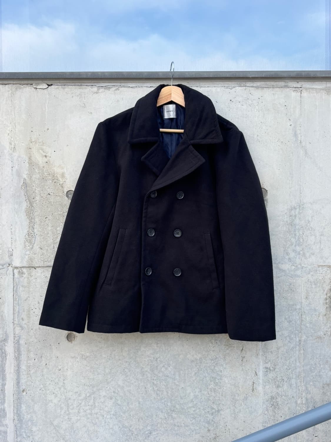 Japanese Black Pea Coat 상품이미지3
