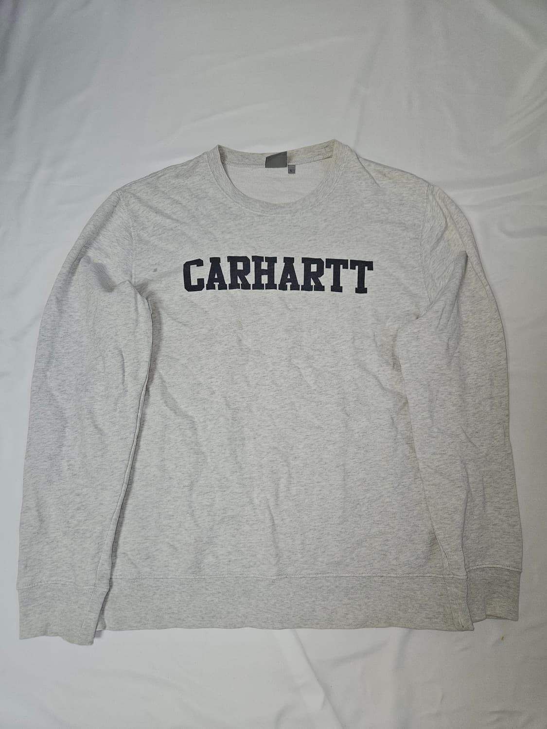 칼하트 맨투맨 오트밀 스웻셔츠 테리 빈티지 L 상품이미지1