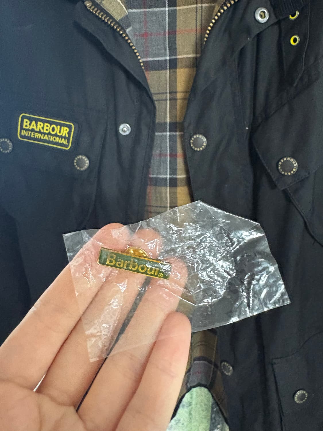 (착용 5회 미만) [정품] 바버 왁스자켓 남성 S 상품이미지5