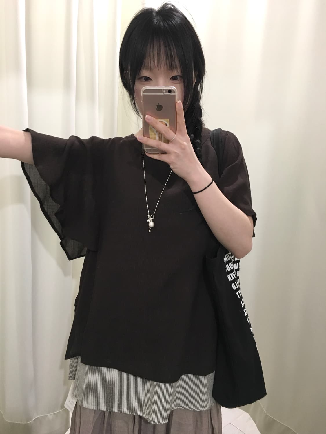 stripe layered blouse 상품이미지5