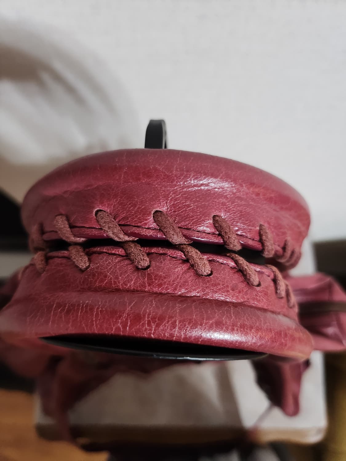 발렌시아가 시티 모터백 트위기 마젠타 버건디핑크 상품이미지7