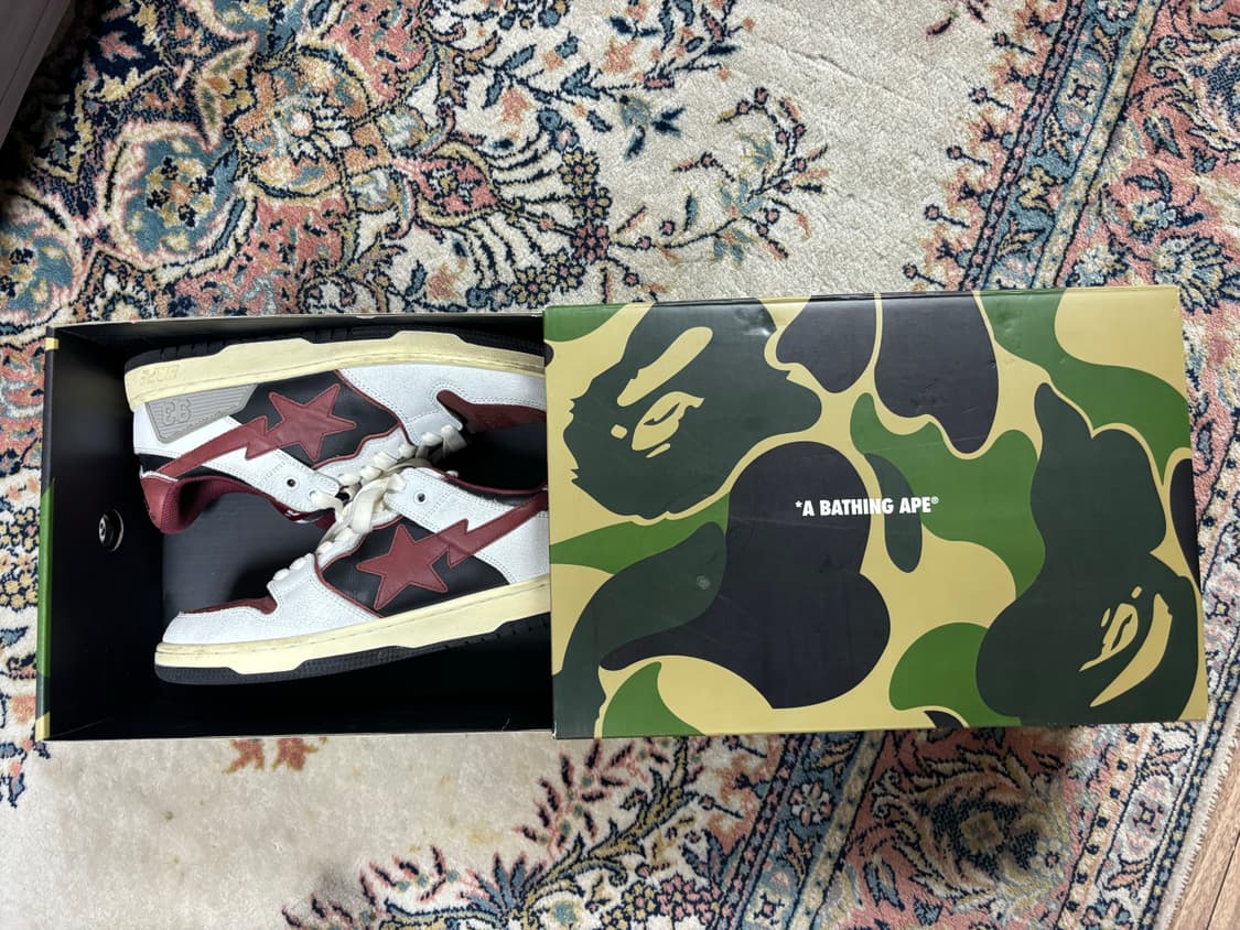 베이프 bape sk8 sta white/red 270 상품이미지8