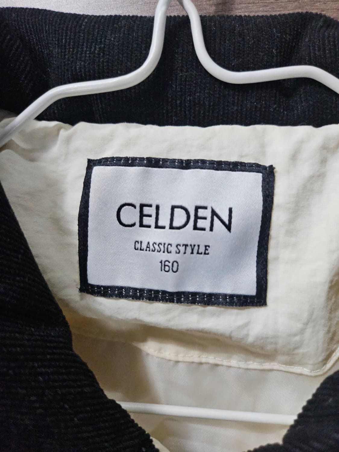 CELDEN 퀼팅 자켓 아이보리 160 성인 55 상품이미지2