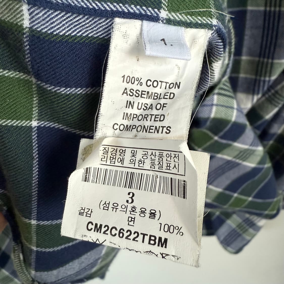 톰브라운 텐꼬꼬 체크 셔츠 상품이미지5