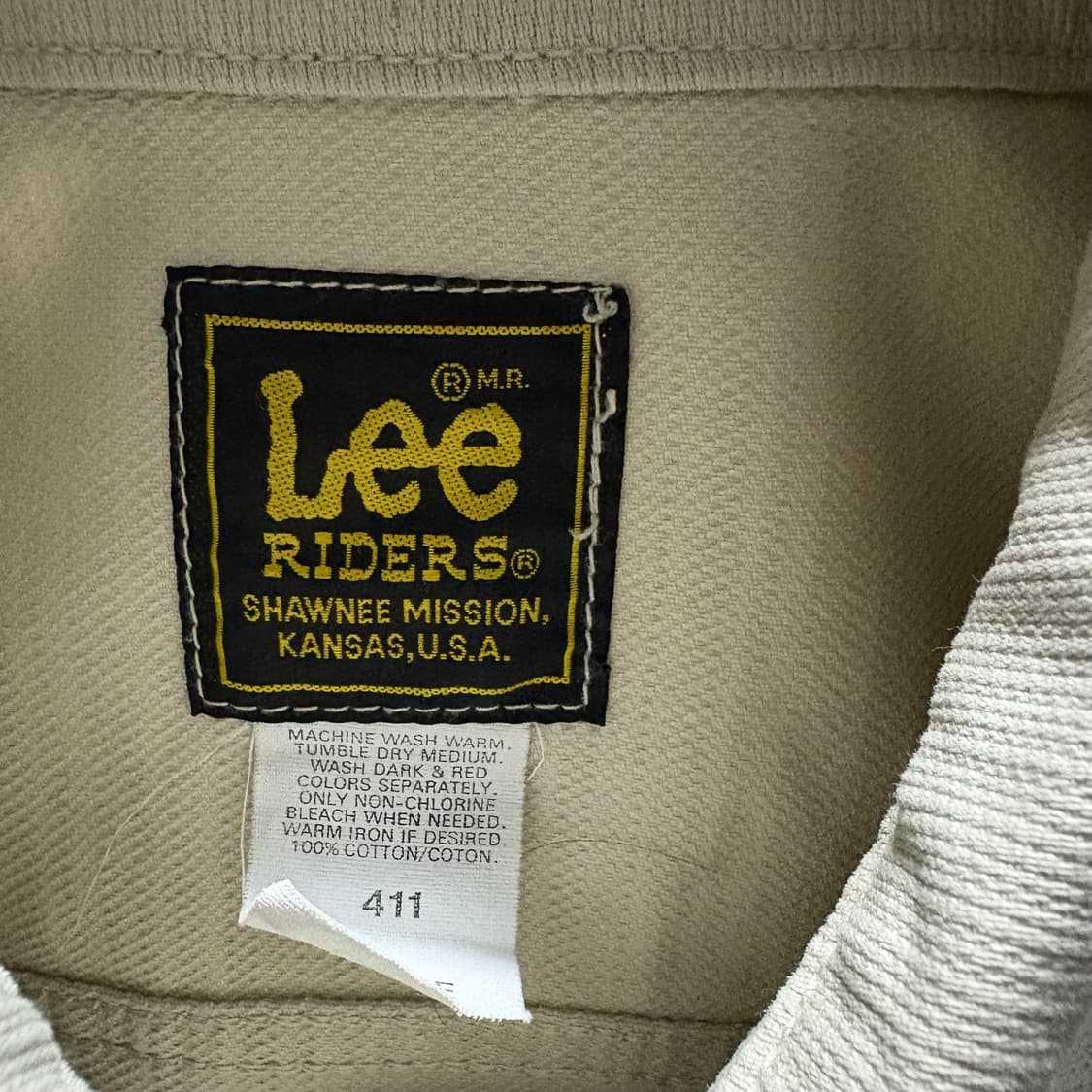 80~90s 리 Lee Riders 오프화이트 데님 자켓 - USA 상품이미지9