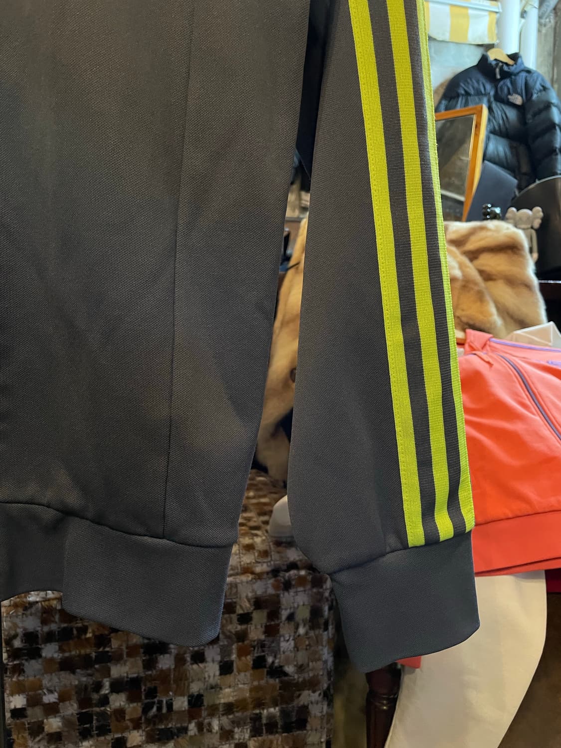 아디다스 클래식 파이어버드 트랙탑 저지 자켓 진회색/민트 상품이미지4