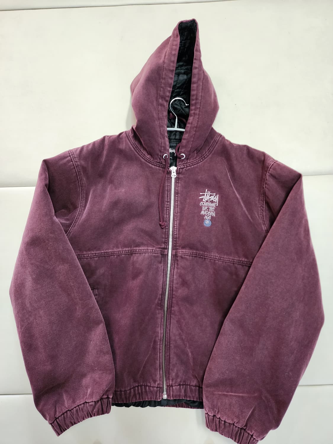 스투시 캔버스 인슐레이티드 워크자켓 버건디 xxl 상품이미지1