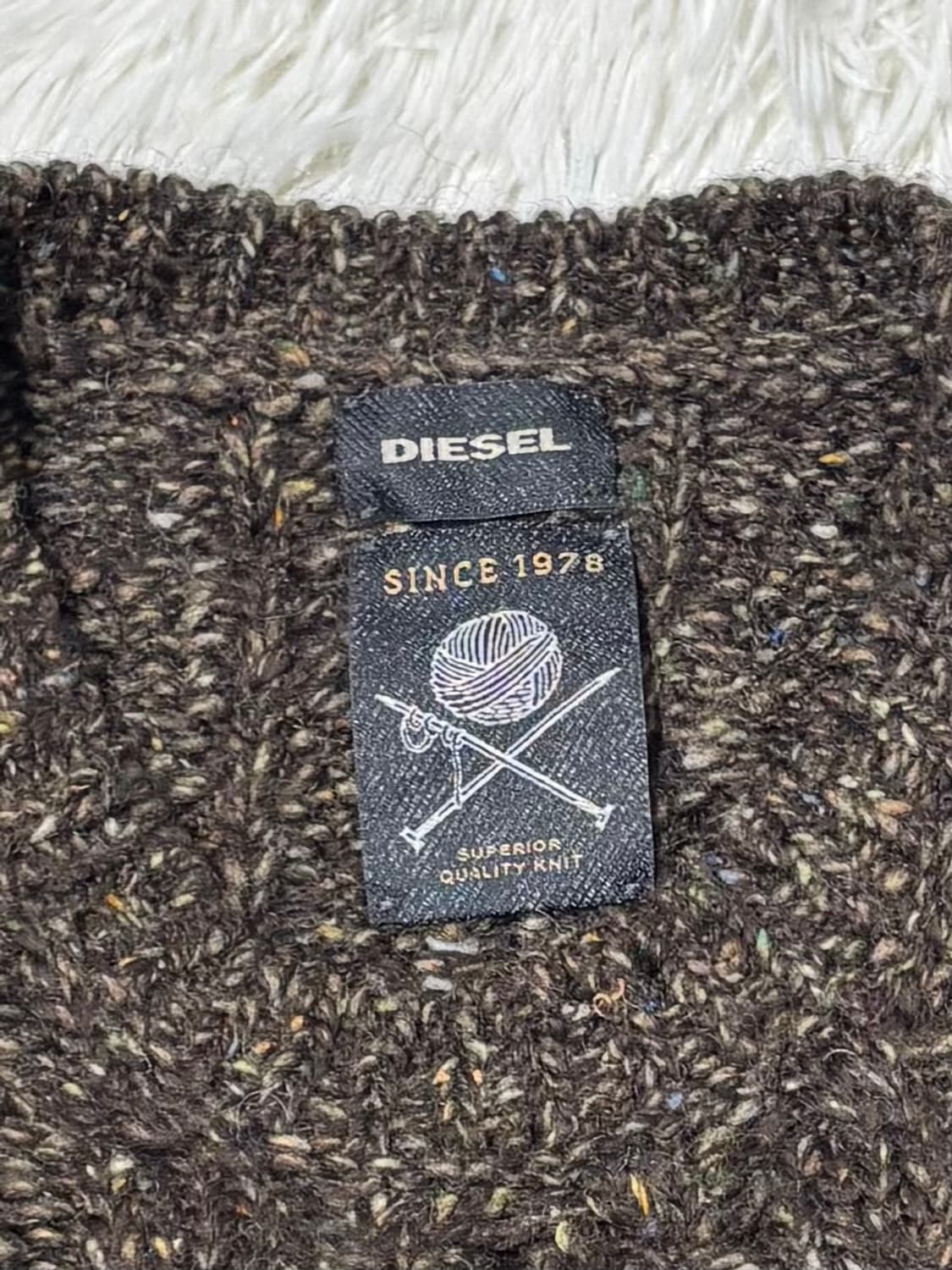 디젤 배색 니트 상품이미지6