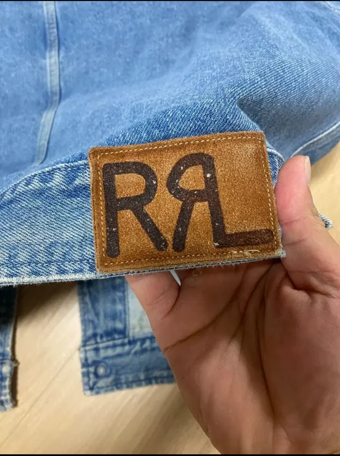 90s RRL 더블알엘 코듀로이 덩가리 데님자켓 상품이미지4