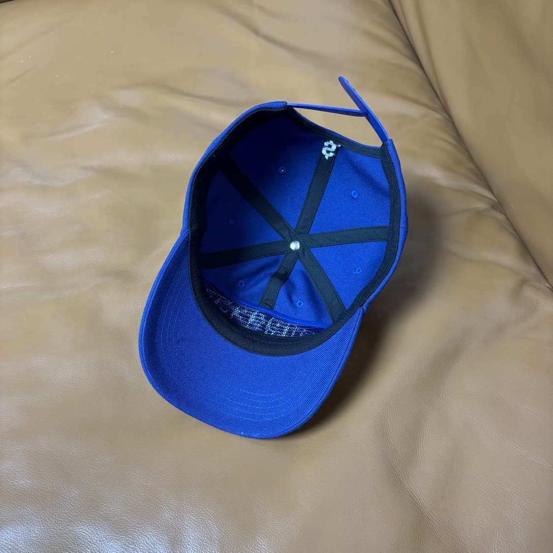 Supreme 슈프림 블루 6패널 볼캡 모자 (Washed Blue) 상품이미지6