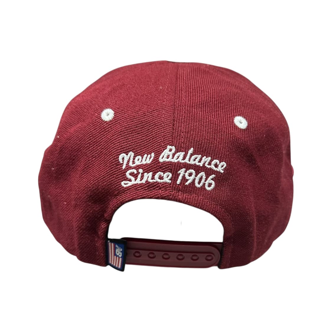 ✨ (바배) 뉴발란스 버건디 스냅백 캡 모자 상품이미지2