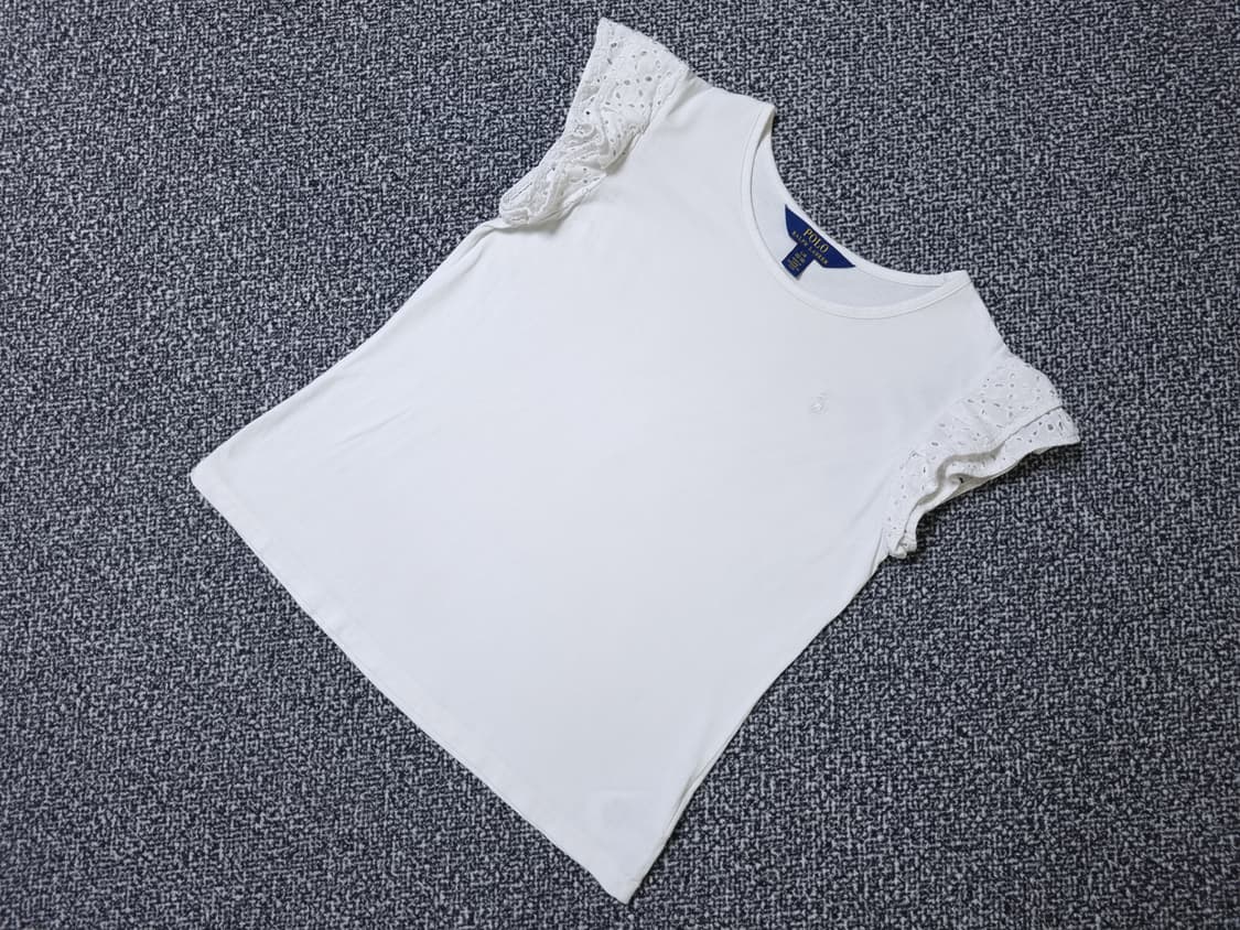 [무료배송][150]폴로 키즈 프릴 소매 반팔티 상품이미지3