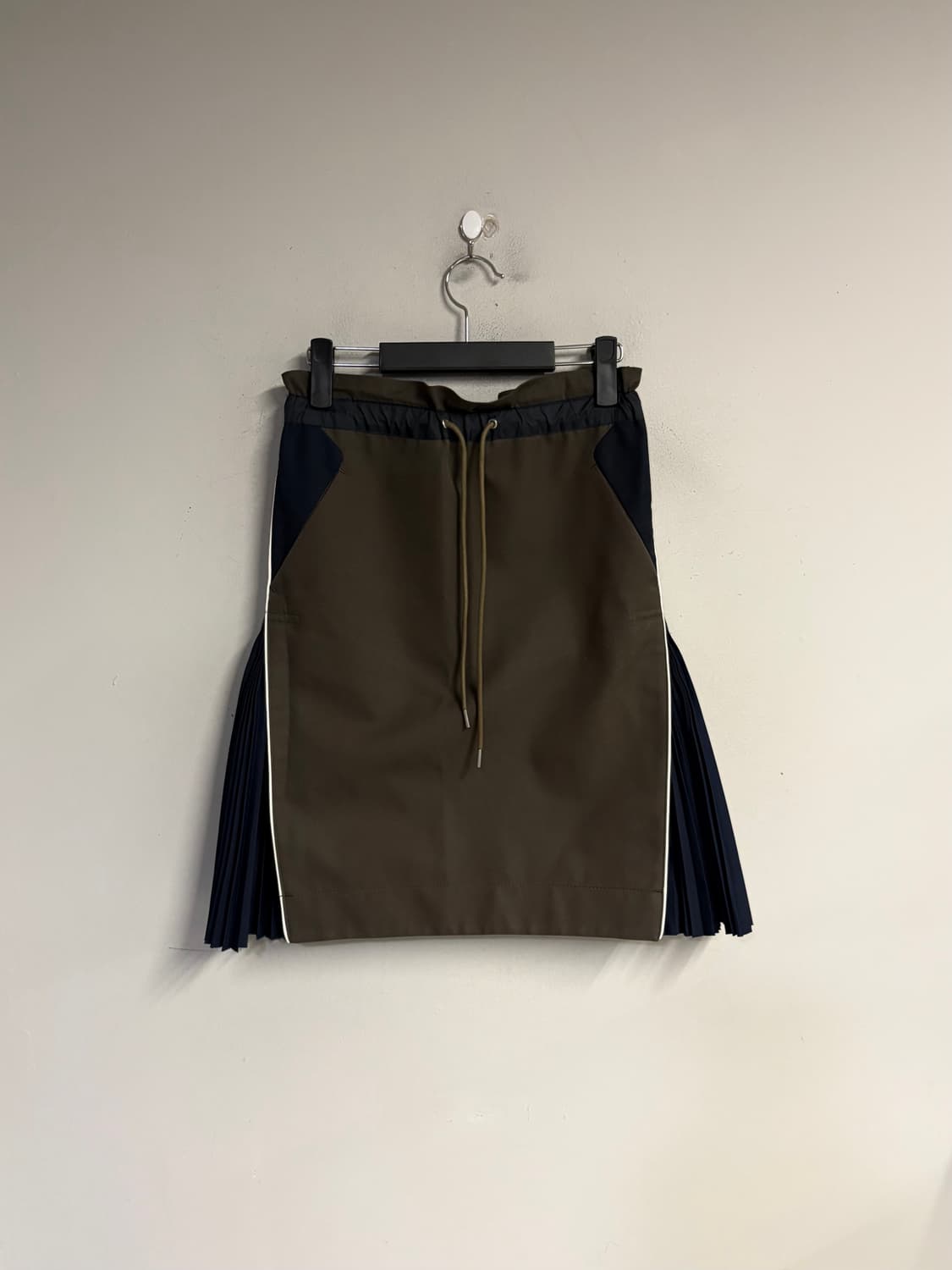 SACAI pleated panel hybrid skirt  상품이미지1