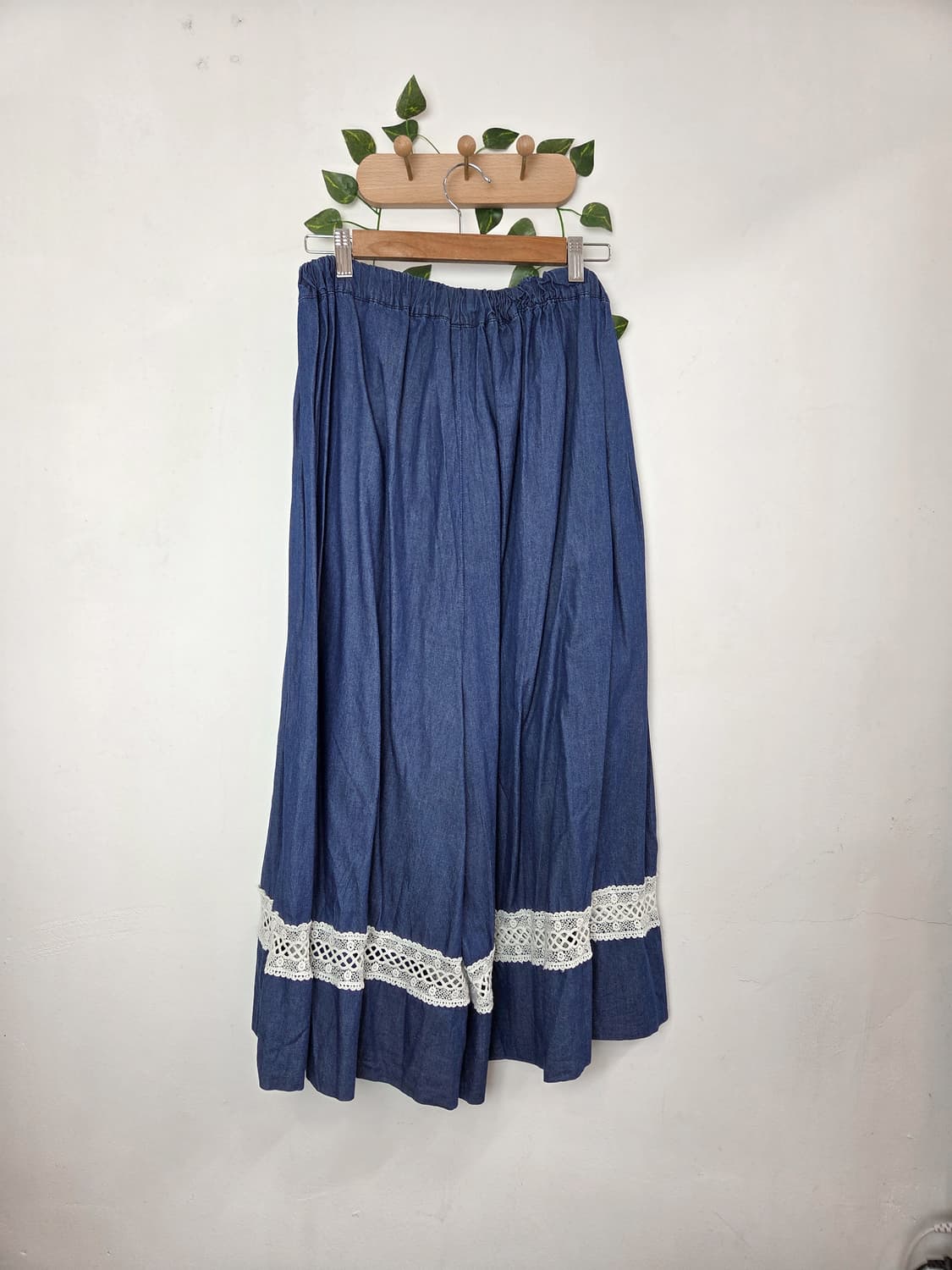 레이스 데님 팬츠 상품이미지5