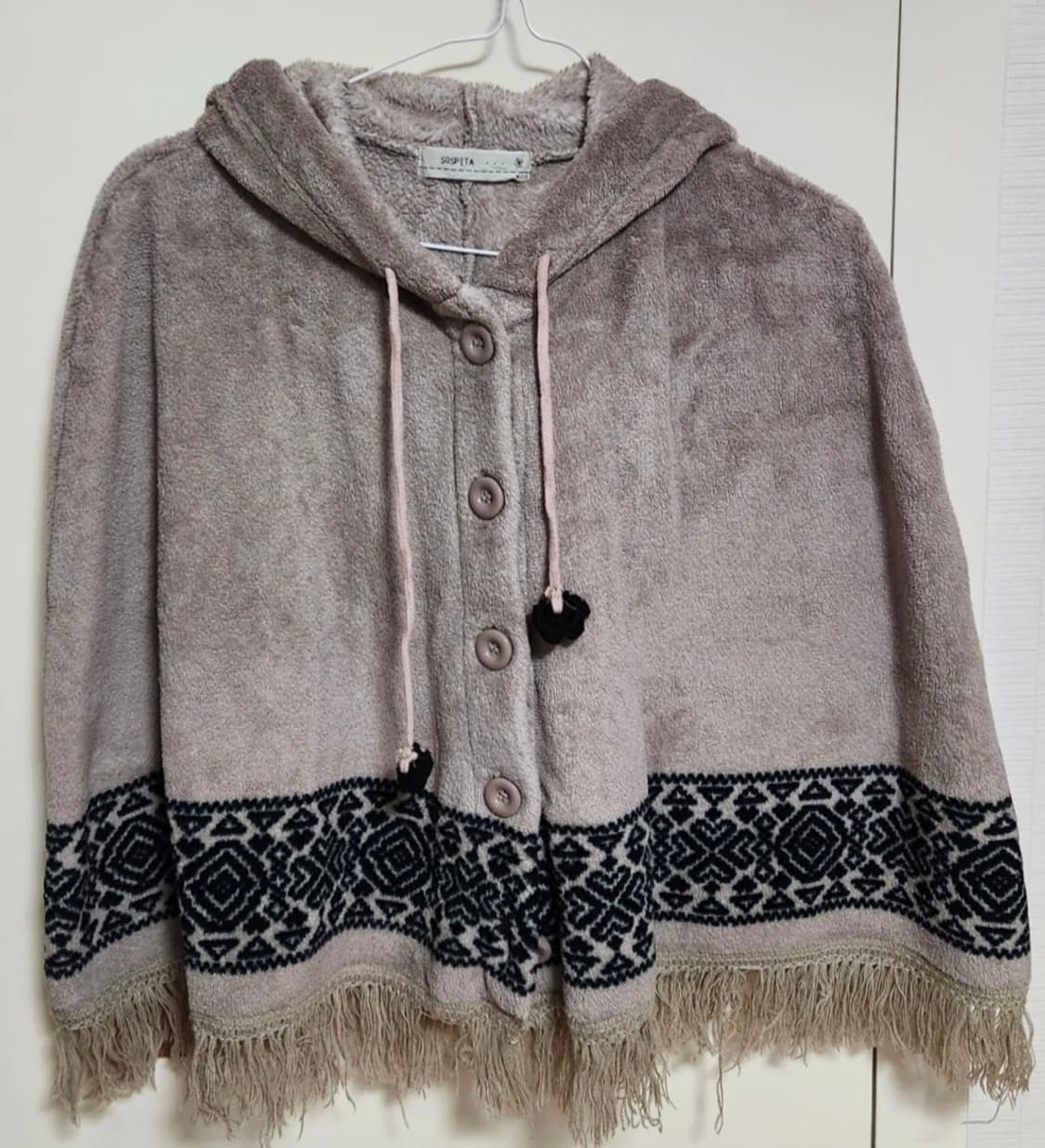 Sospita 모리걸 브라운 케이프 망토 상품이미지1