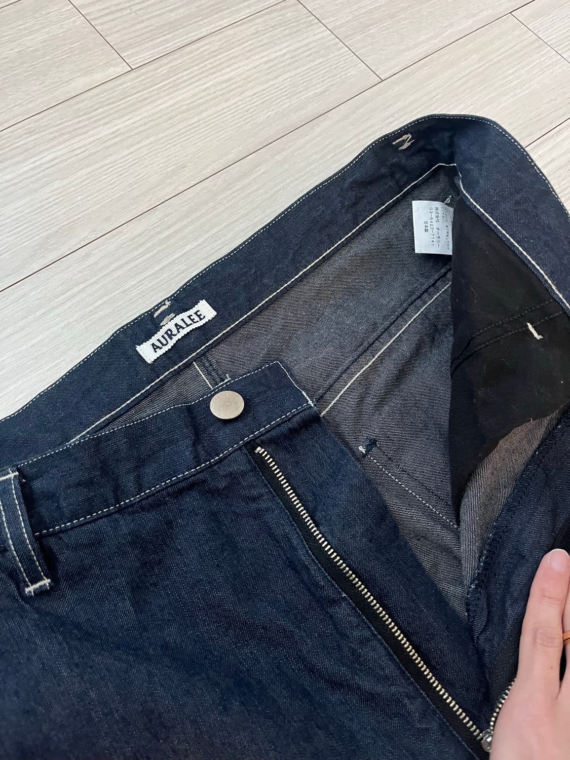 오라리 하드 트위스트 데님 셋업 상품이미지6