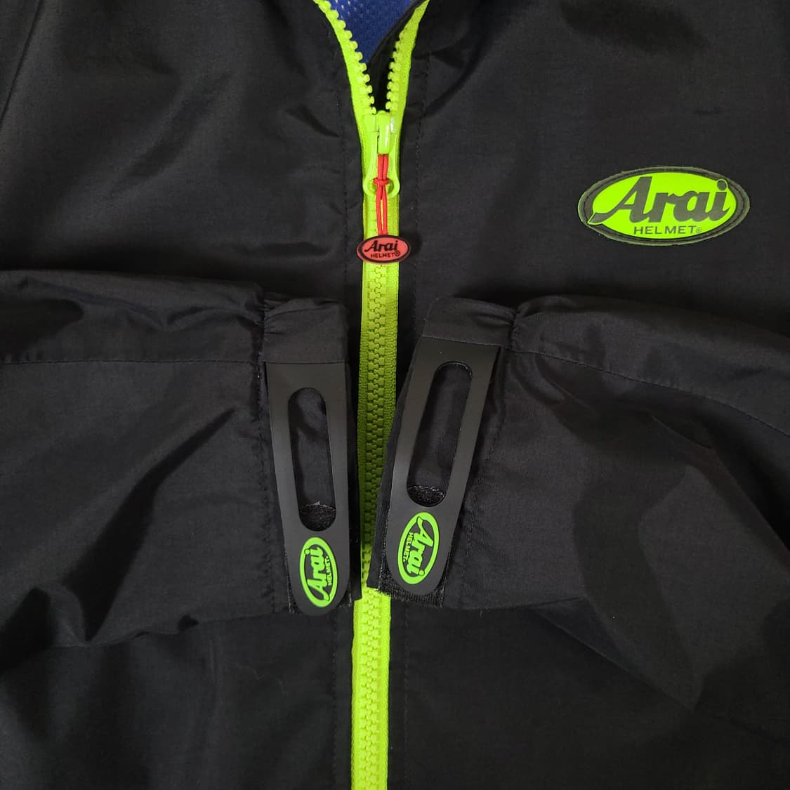 (L) 구형 아라이 Arai 바람막이 라이더 자켓 점퍼 블랙네온 상품이미지4
