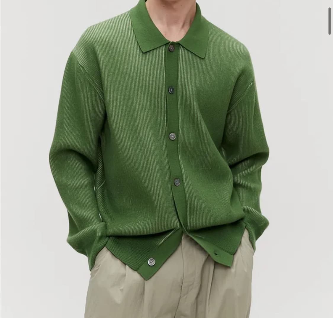 LEWARD 르마드 그린 니트 가디건 3사이즈 상품이미지2