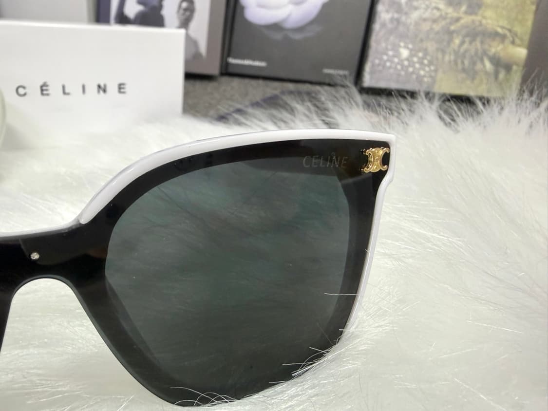 셀린느 트리옹페 이니셜 선글라스 화이트 (남여공용) 상품이미지3