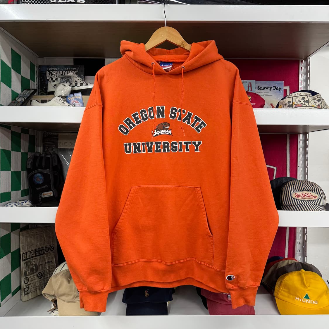 90s 챔피온 오레곤 스웻 후드티 (XL)    상품이미지1