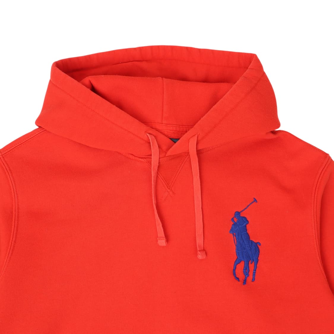 폴로 랄프로렌 레드오렌지 빅포니 후드티 상품이미지2
