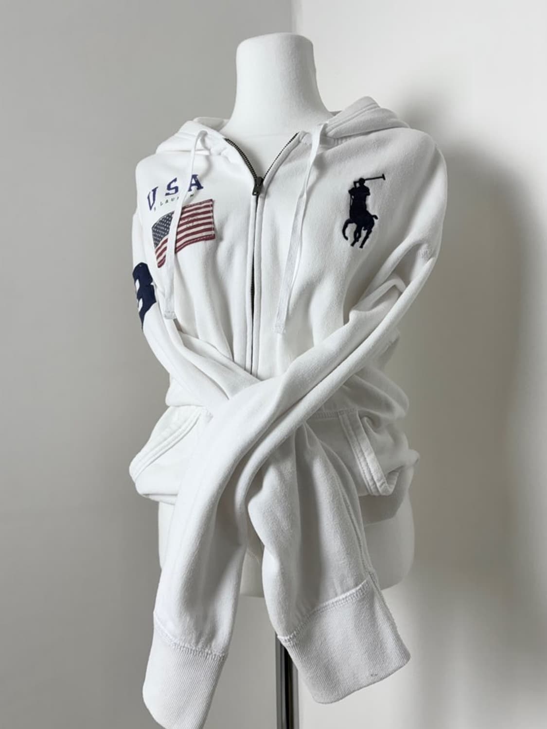폴로 빅포니 성조기 후드집업(예약중) 상품이미지2