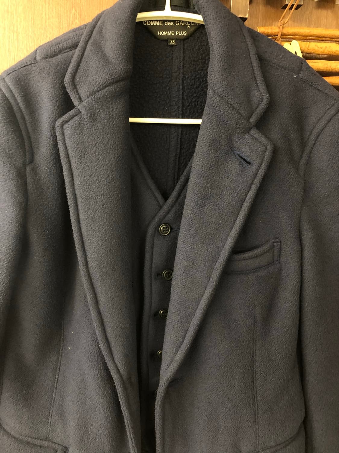 Comme des garcons homme plus 레이어드 블레이저 상품이미지3