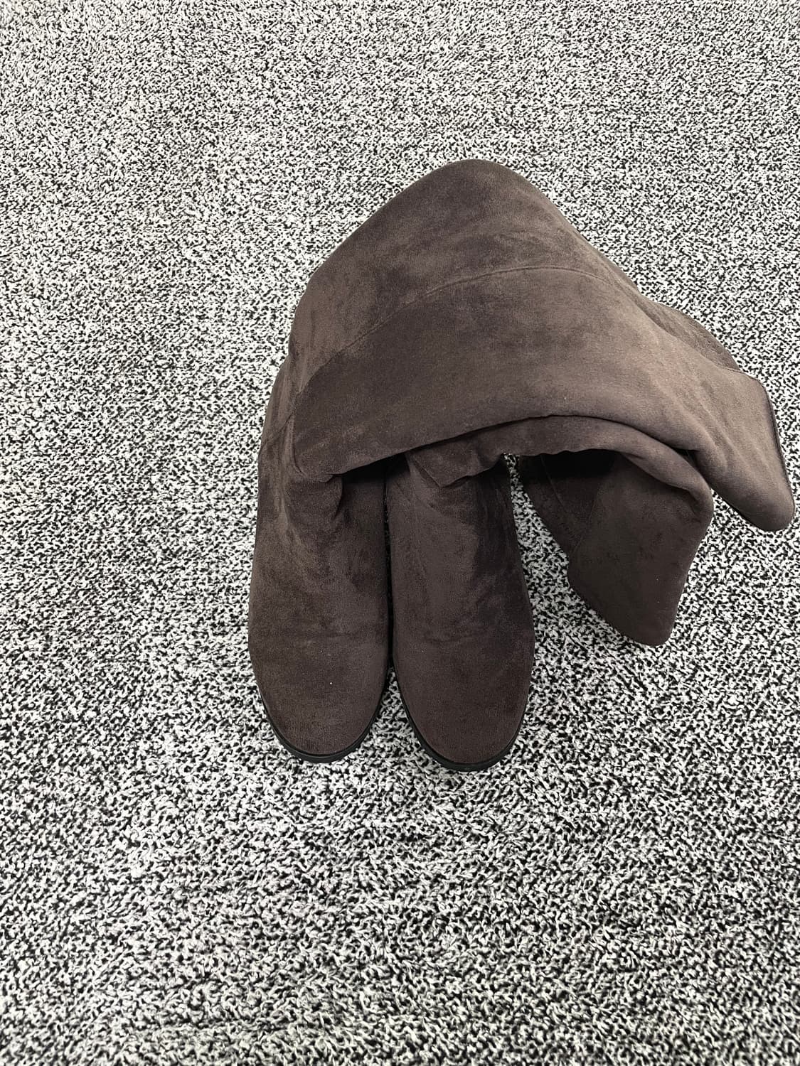 빈티지9. 포멜카멜레 스웨이드 브라운 롱 부츠 워커 여성구두 상품이미지2