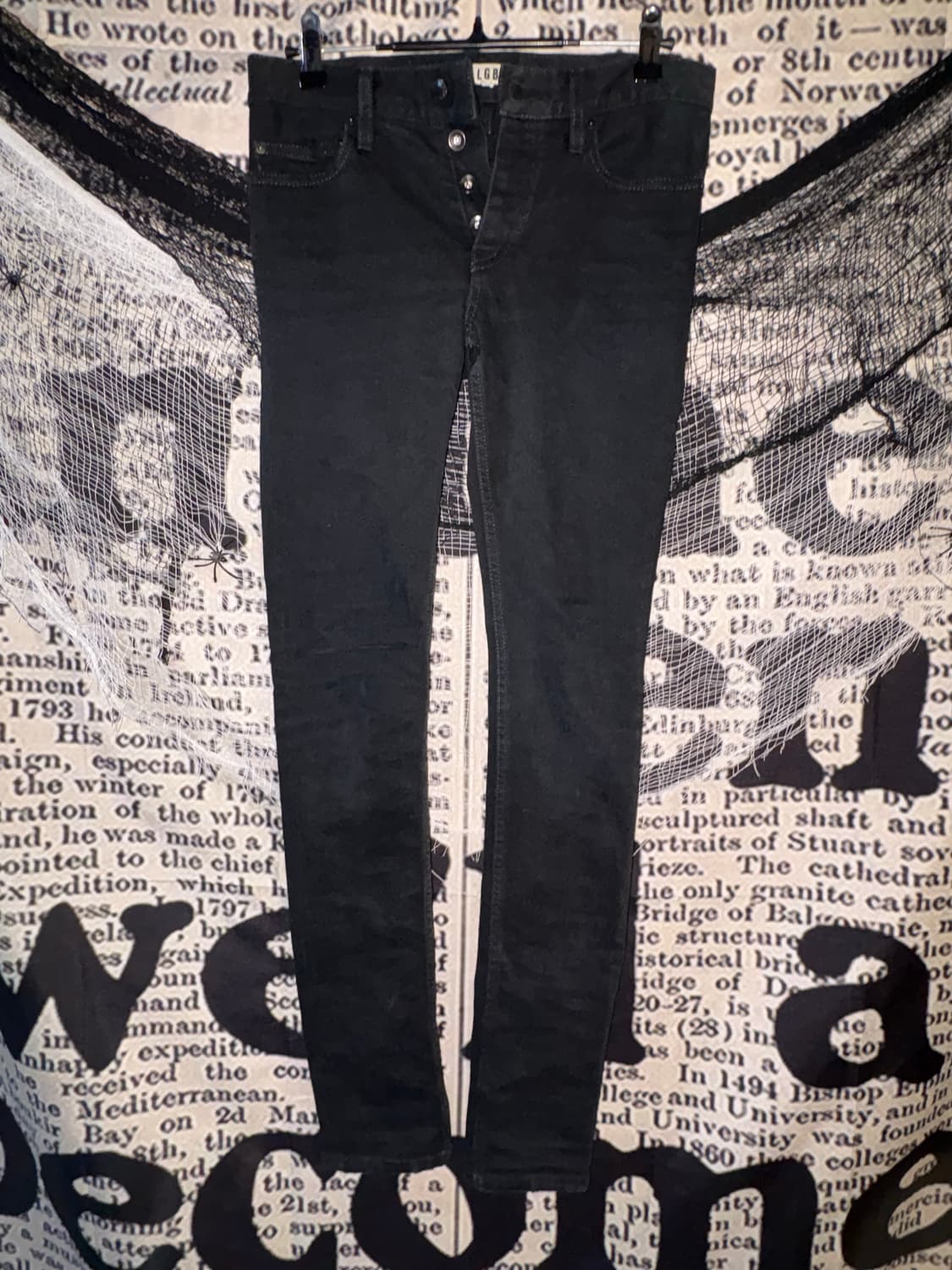 LGB Noir Quad Button Jeans 상품이미지2