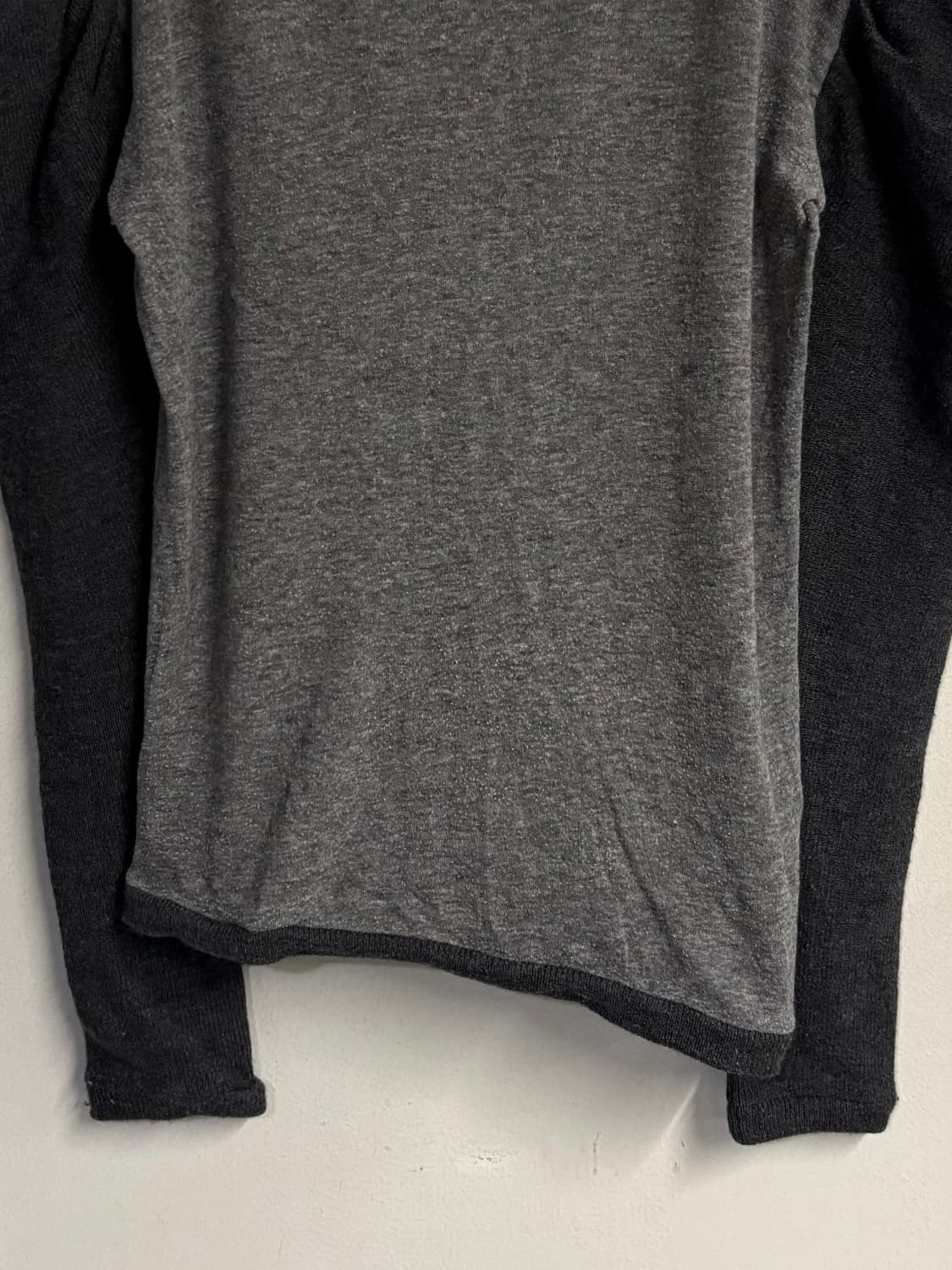 MIHARA YASUHIRO cut out sleeve tee  상품이미지4