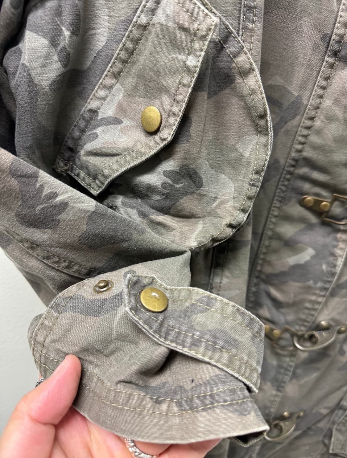 Crazy Angel 멀티포켓 카모 후드 자켓 상품이미지6