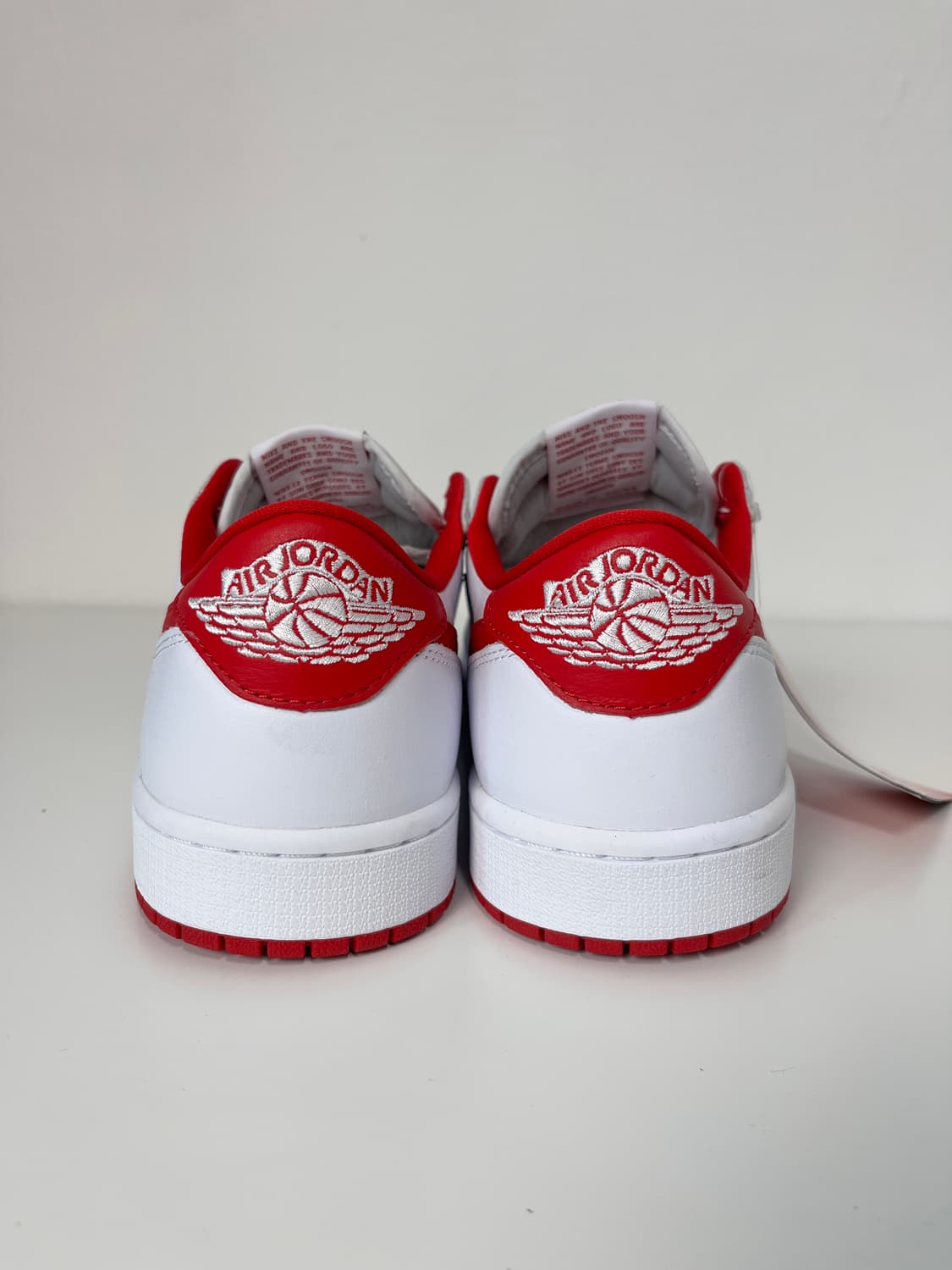 [280] 에어조던 1로우 흰빨 상품이미지5